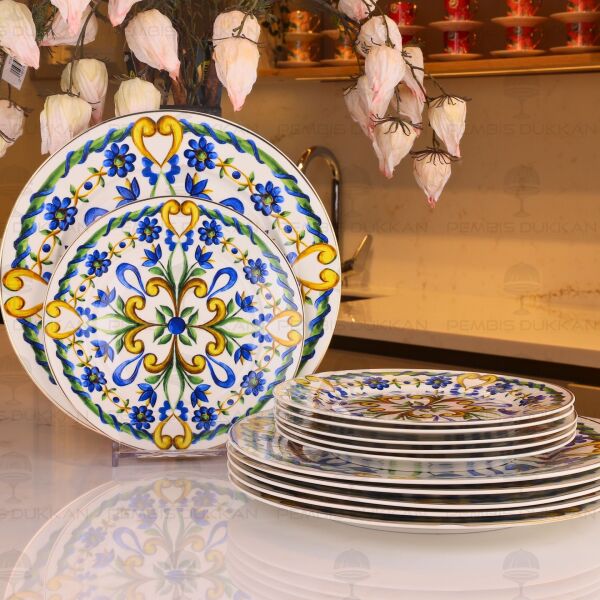 Provence 6'lı Servis Tabağı Takımı 27 cm