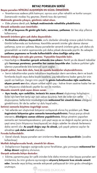 Valente Mien Oval Porselen Masa Ortası Derin Salata Meze Servis (POR1905)