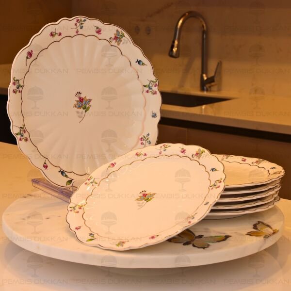Royal Charme-Blossom 7 Parça Pasta Seti (P/Roy-0136)
