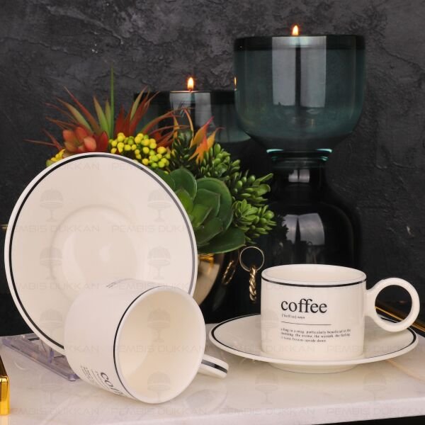 Coffee Minimal 2 Kişilik Fincan Takımı