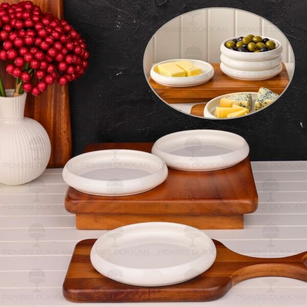 1 Adet Vento Mien 14cm Porselen Düz Kahvaltılık Kase (25067)