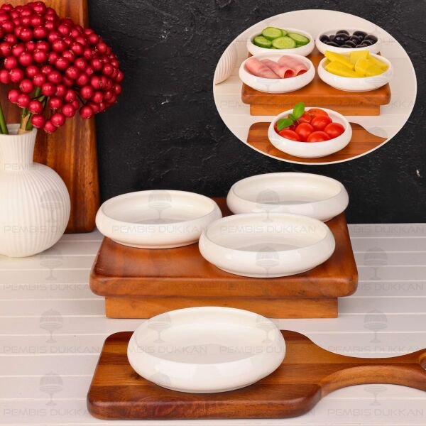 1 Adet Vento Mien 13cm Porselen Düz Kahvaltılık Kase (25068)