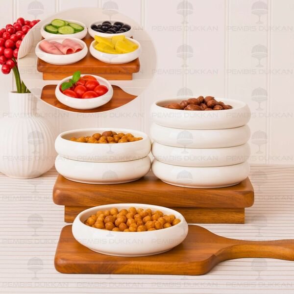 1 Adet Vento Mien 13cm Porselen Düz Kahvaltılık Kase (25068)