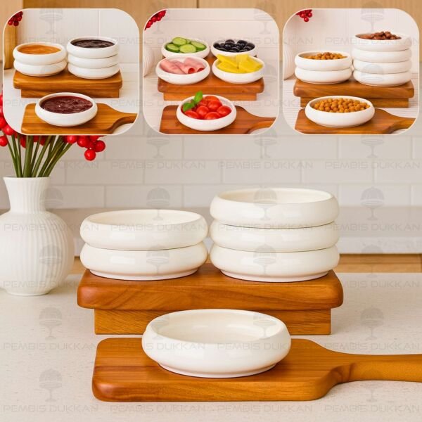 1 Adet Vento Mien 13cm Porselen Düz Kahvaltılık Kase (25068)