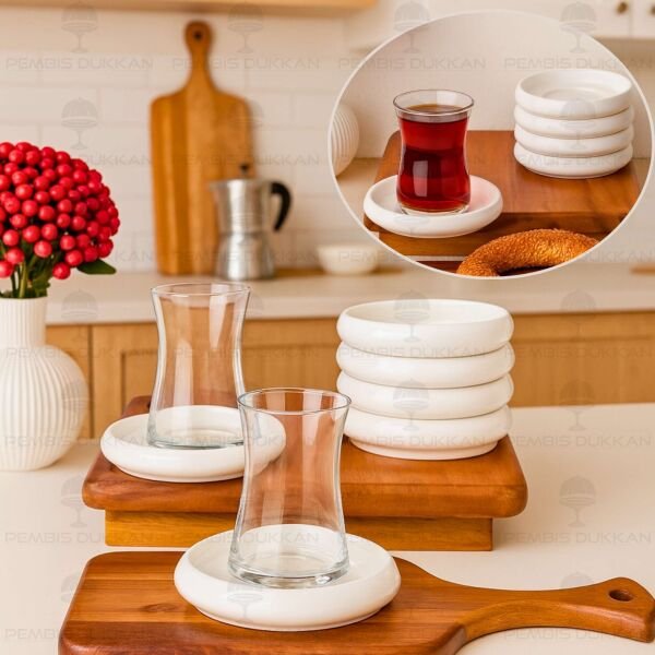 1 Adet Vento Mien 11.5cm Porselen Çay Tabağı (25074)