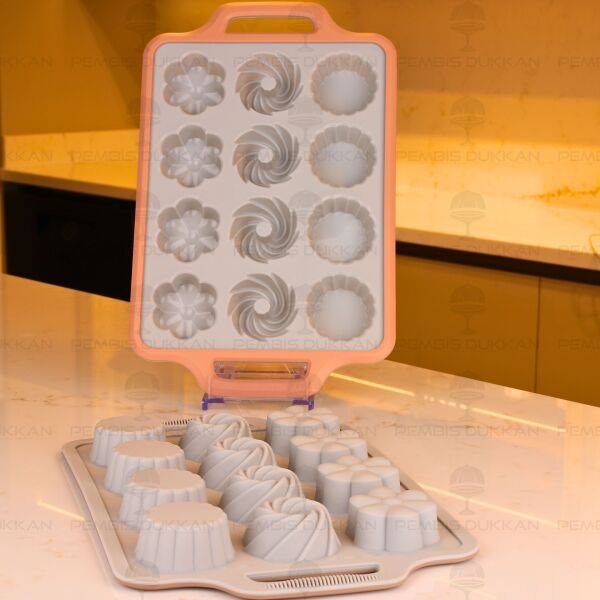 Candy Şekilli Silikon Muffin Kalıbı (6096)