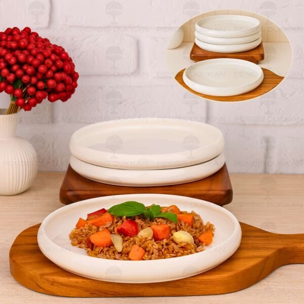1 Adet Vento Mien 23.7cm Porselen Bireysel Kahvaltı Servis (25066)