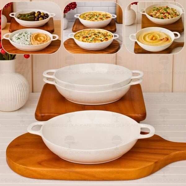 1 Adet Carmen Mien 19cm Porselen Büyük, Yemek & Kahvaltılık Kase (25079)