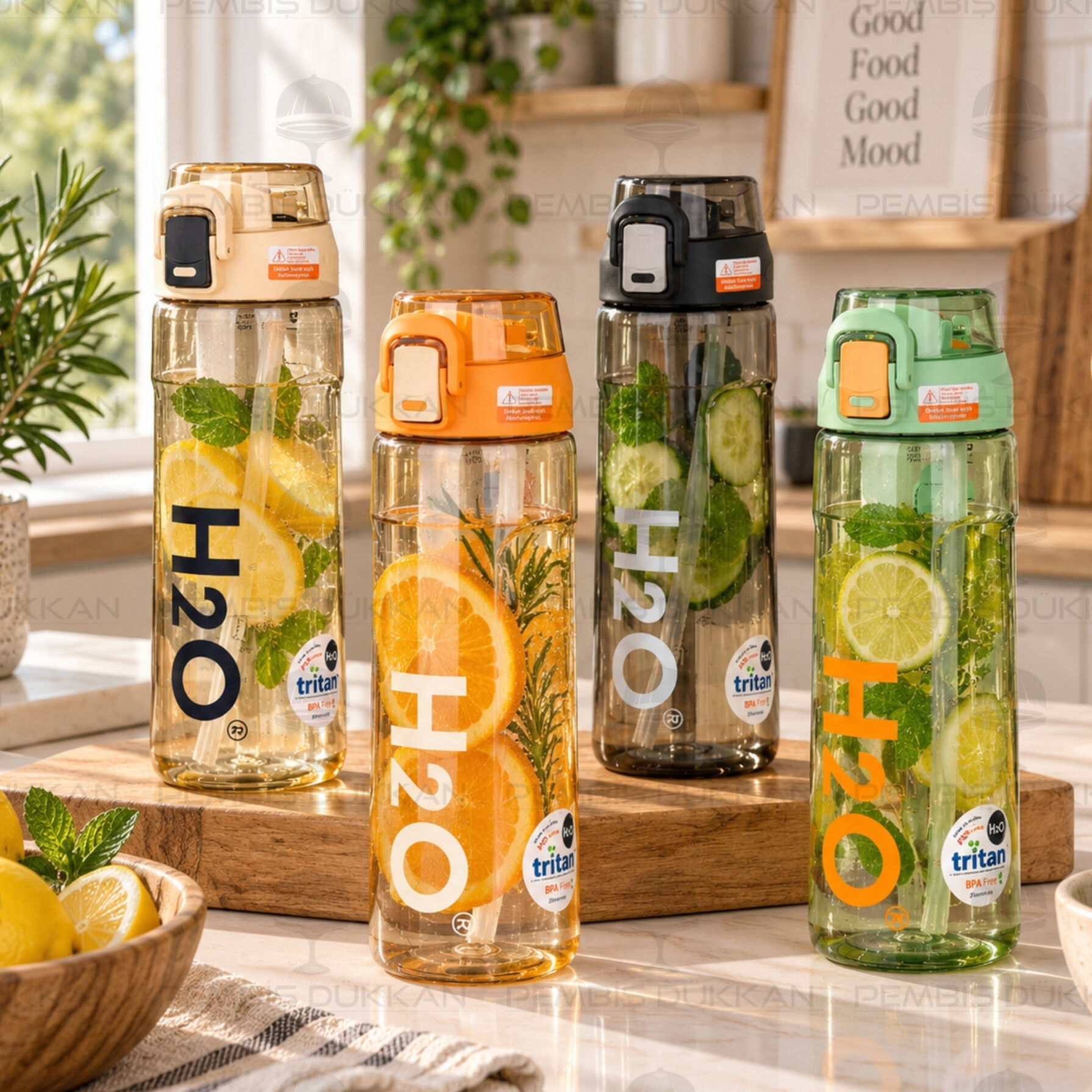 Tritan Matara 750ml (47211) Renk Seçiniz