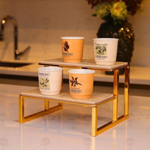 4'lü Art Porselen Espresso Bardağı (5K04)
