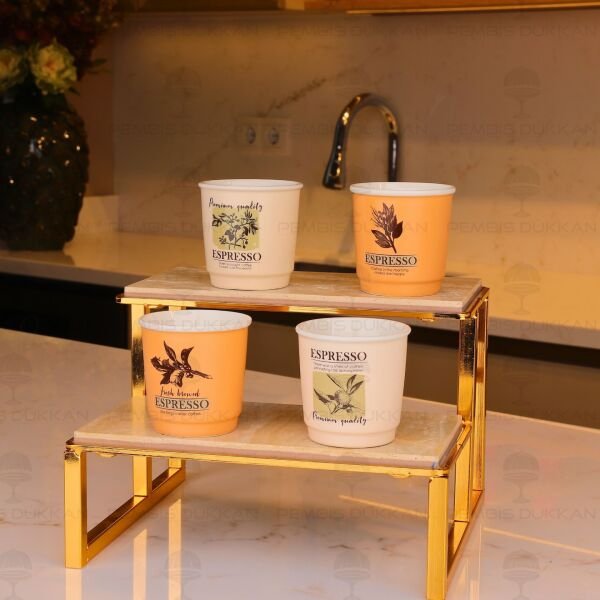 4'lü Art Porselen Espresso Bardağı (5K04)