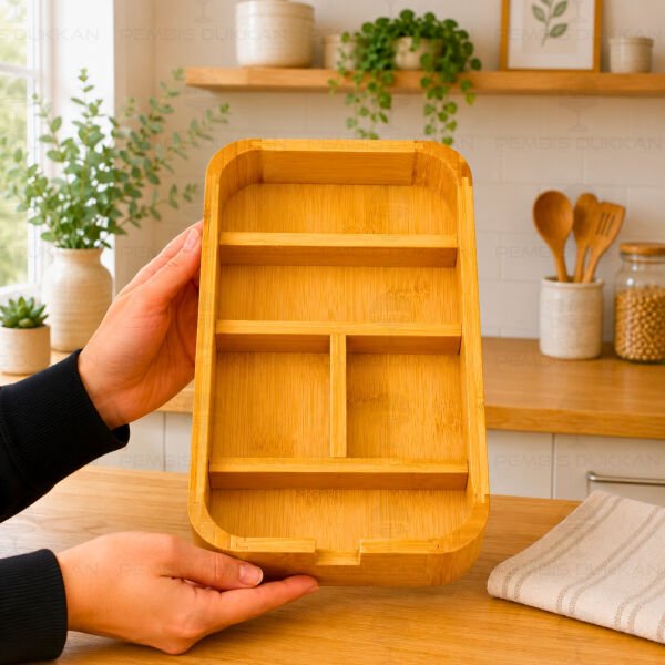 Bambu Aynalı Takı Kutusu (7b242)