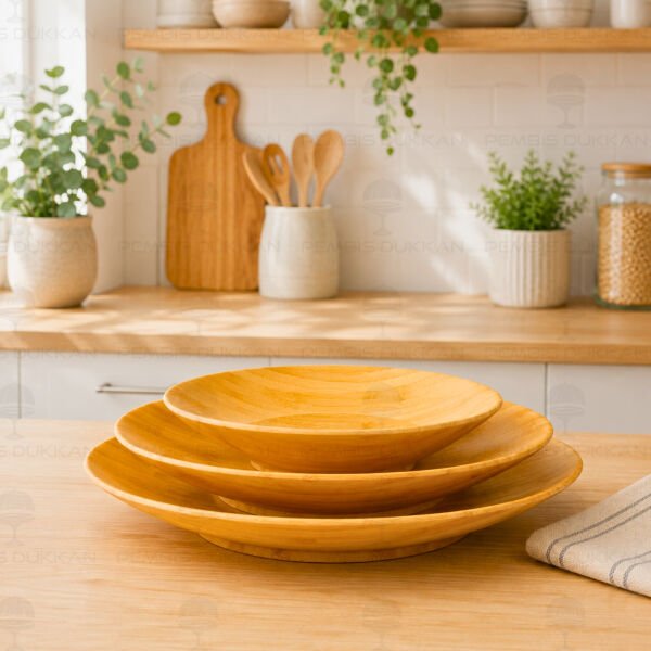 Bambu 18cm Sunum Servis Tabağı (7b217)