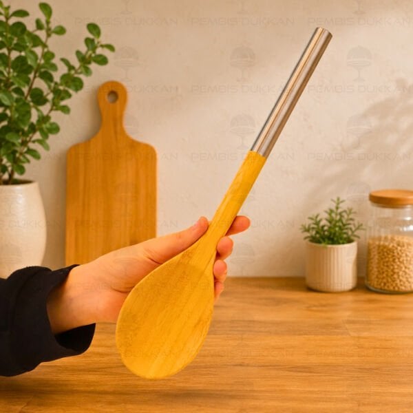 Bambu Metal Saplı Kaşık (7b193)