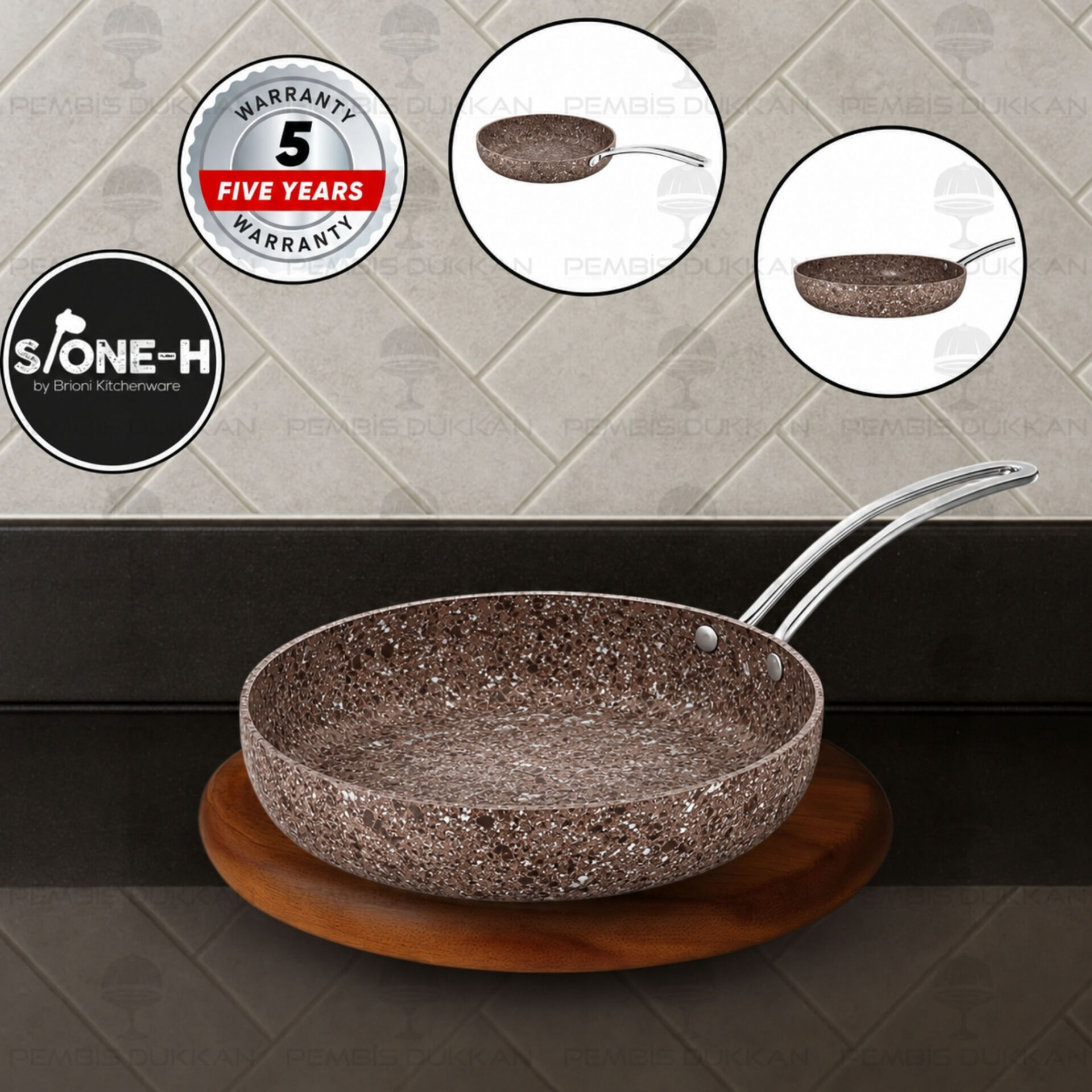 Brioni Stone-Age Terra 28 Cm Tava