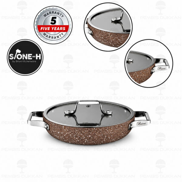 Brioni Stone-Age Terra 20 Cm Kapaklı Sahan