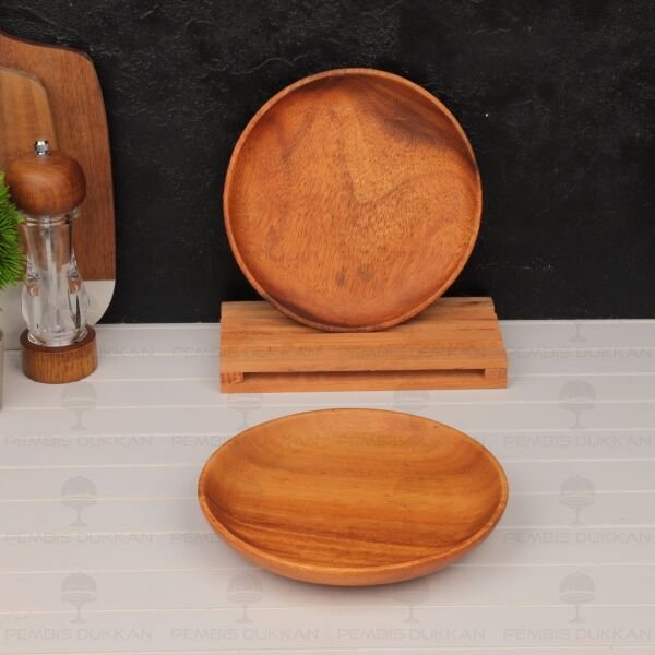 1 Adet Filipin Akasyası Yuvarlak 20cm Pasta & Tatlı Servis (Aks101)