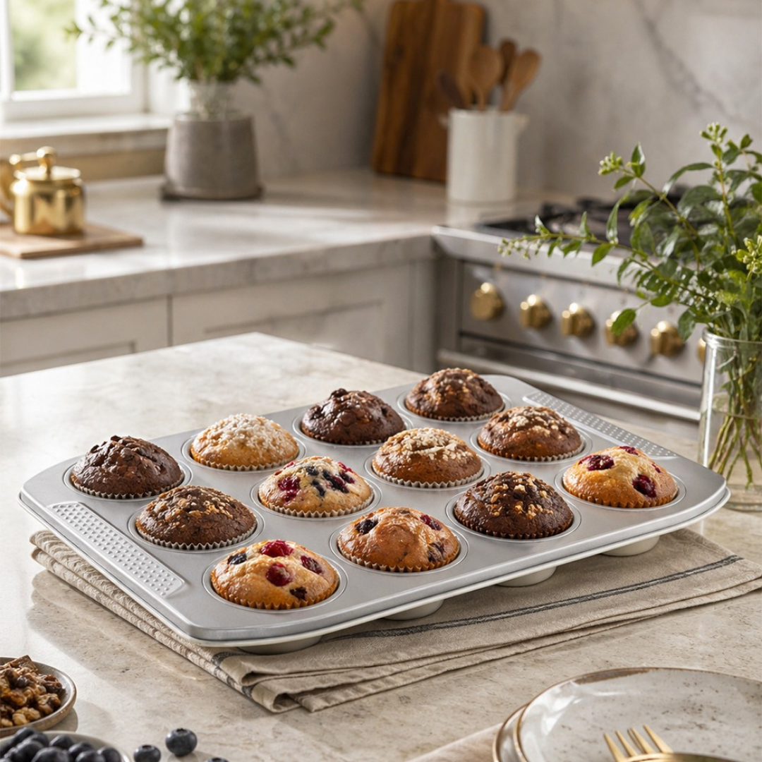 Falez Krem 12'li Muffin Kalıbı (4002)