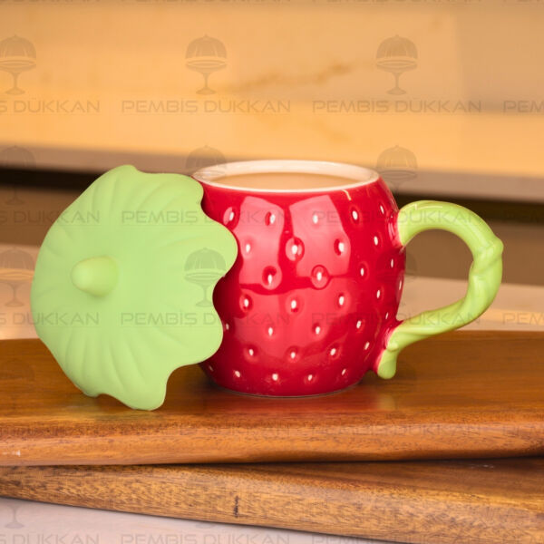 Berry 380ml Kapaklı Seramik Kupa (0115)