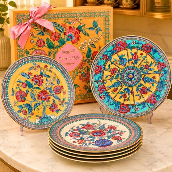 Flower Of Life 6lı Servis Tabağı Takımı (003)