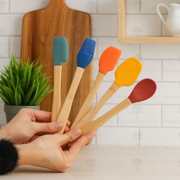 5li Koyu Renkli Mini Silikon Set