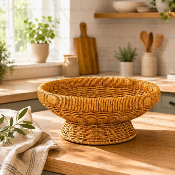 Rattan Ayaklı Meyvelik Küçük 970