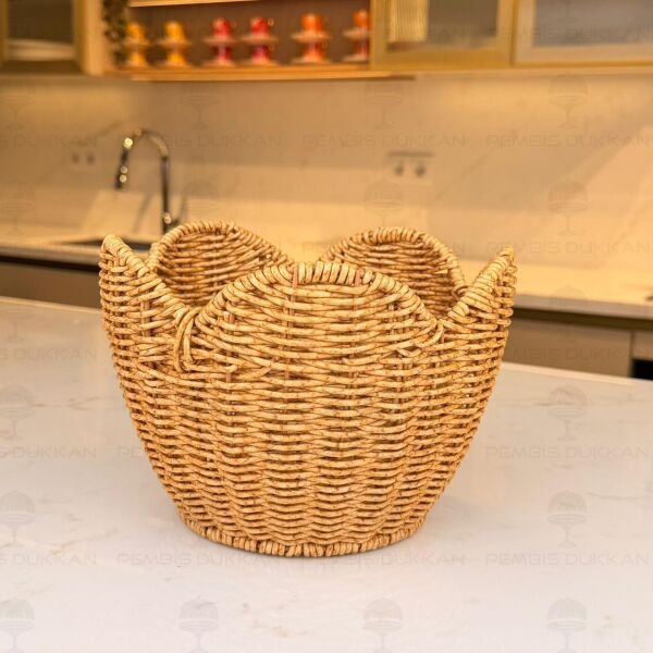 Rattan Yuvarlak Saksılık 1377