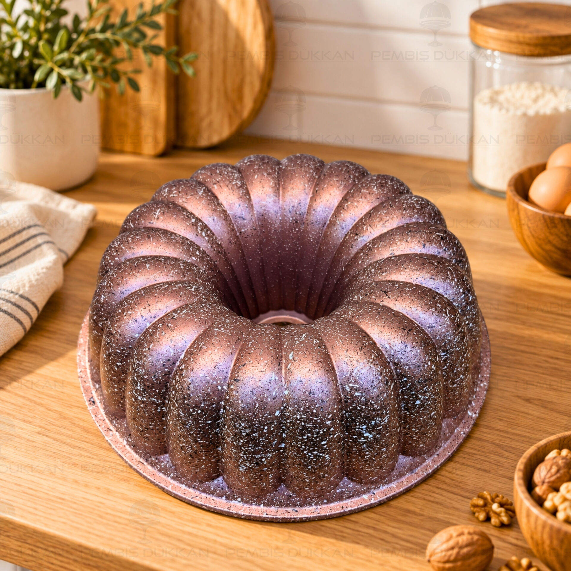 Açelya 25cm Döküm Kek Kalıbı