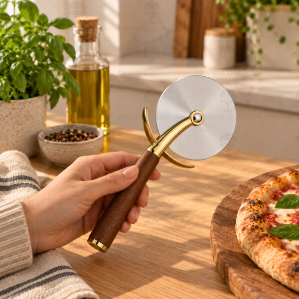 Prateg Akasya Saplı Gold Pizza Ruleti (1643)