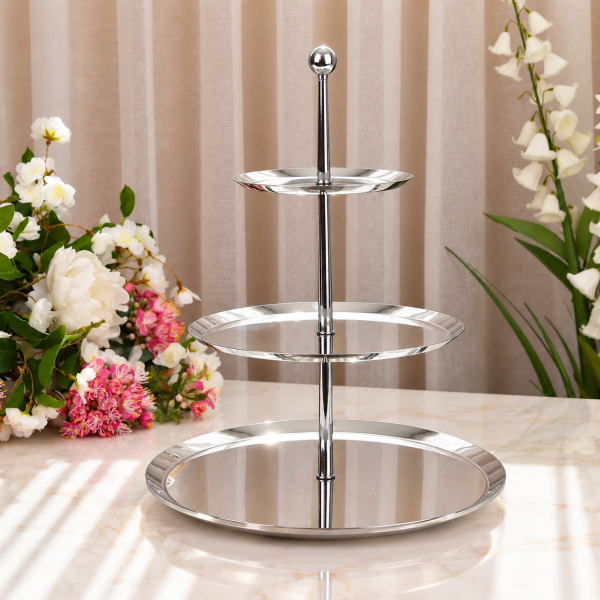 Tiamo Large Sade 3 Katlı Sunumluk