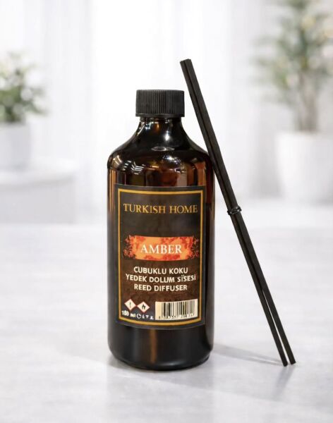 500ml Turkısh Home Amber Oda Kokusu Dolum & Yedek Şişe