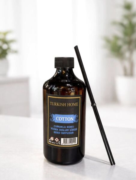 500ml Turkısh Home Cotton Oda Kokusu Dolum & Yedek Şişe