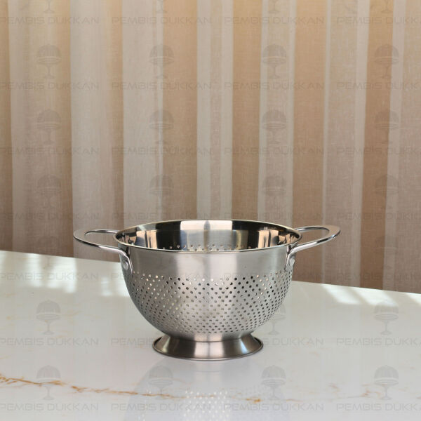 Gastro 18cm Ayaklı 18/10 Paslanmaz Çelik Süzgeç