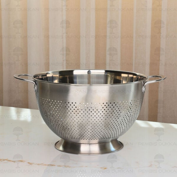 Gastro 26 cm Ayaklı 18/10 Paslanmaz Çelik Süzgeç