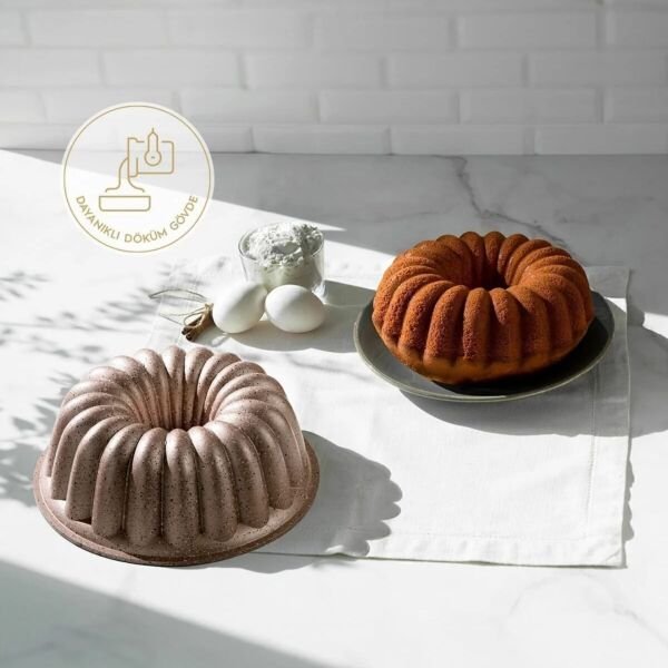 Açelya Rose 25cm Döküm Kek Kalıbı