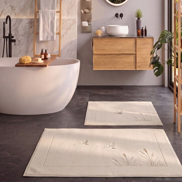 Luxor Nill Ekru - 40x60-60x100 Paspas Set
