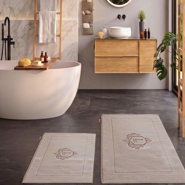 Luxor Bej 40x60 - 60x100 Paspas Set
