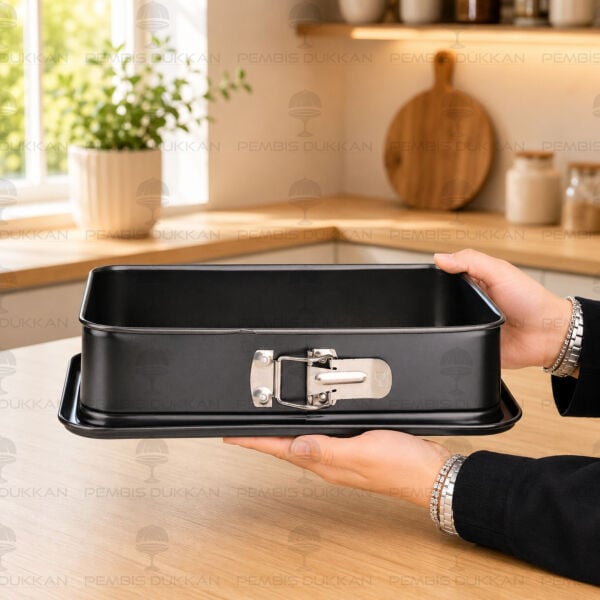 Guardini Gardenia Kelepçeli Kek Kalıbı Dikdörtgen 28cm