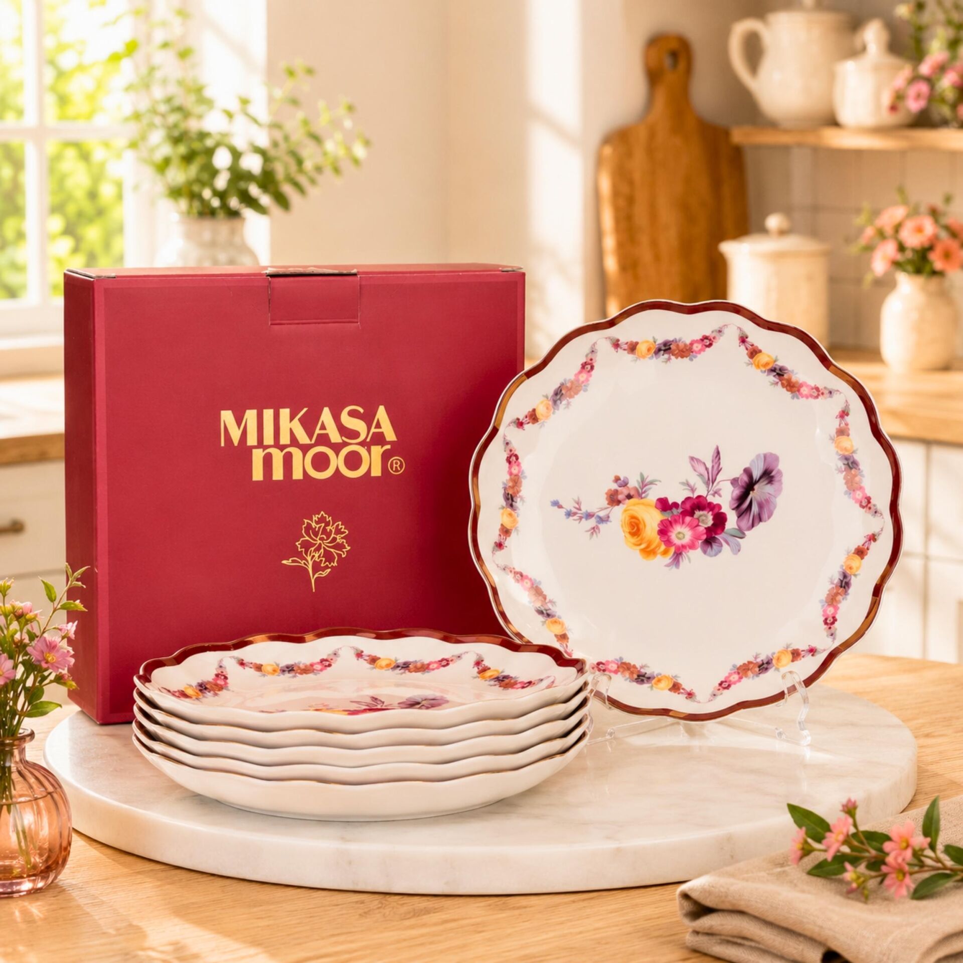 Chateau Romance 6lı Pasta Tabağı Takımı