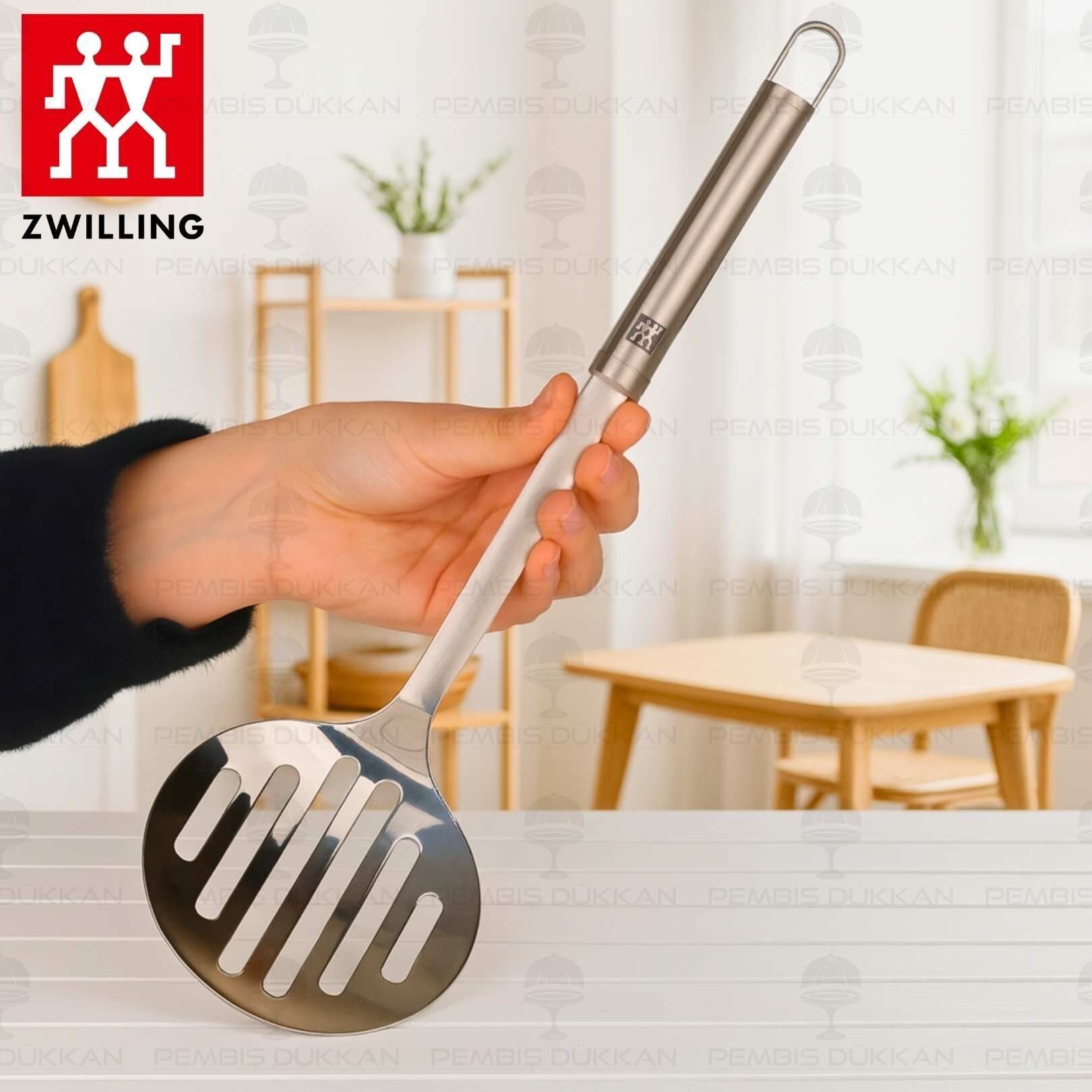 Zwıllıng Pro Kevgir, 33 Cm, 18/10 Paslanmaz Çelik 371600050