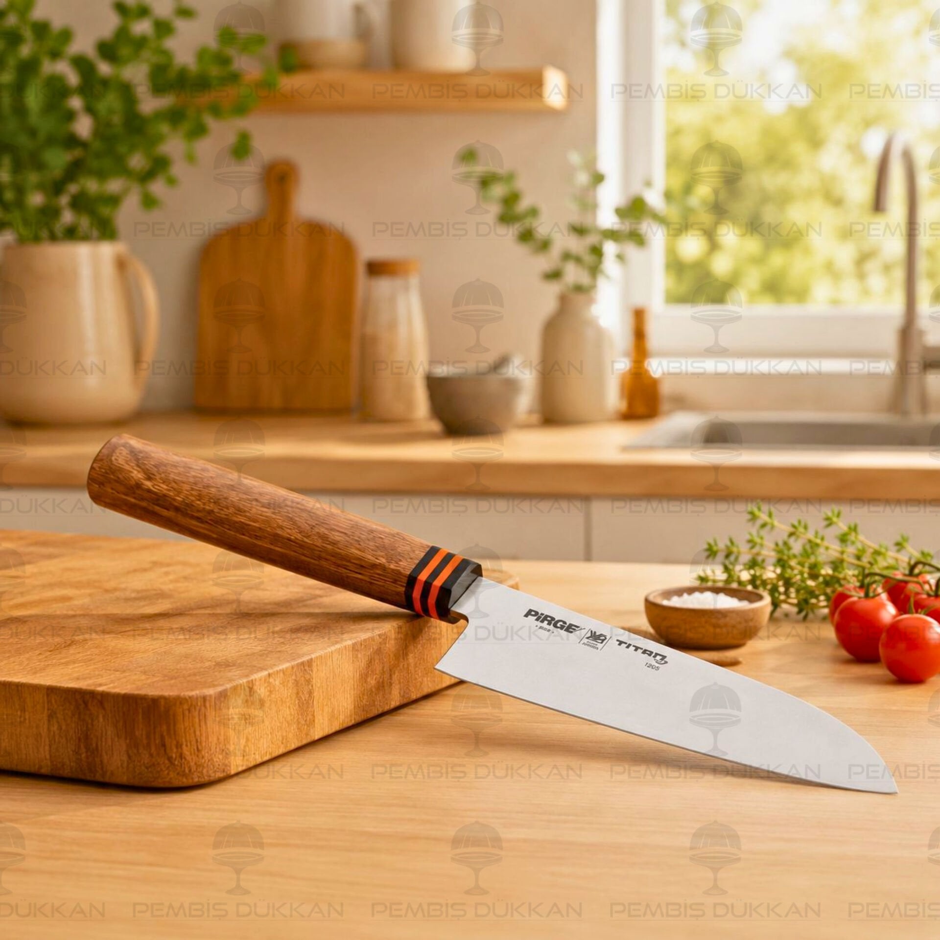 Pirge Titan East Şef Bıçağı - Santoku 16cm - 12105