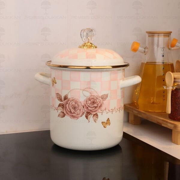 Rosadora Emaye 16 cm Kuşkonmaz Bakraç