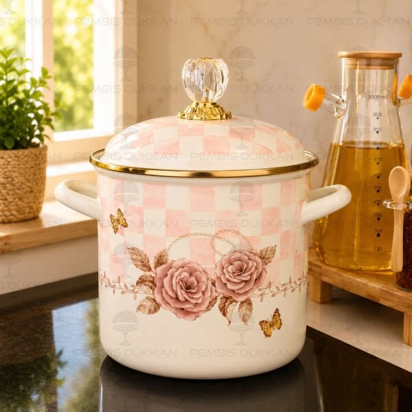 Rosadora Emaye 16 cm Kuşkonmaz Bakraç