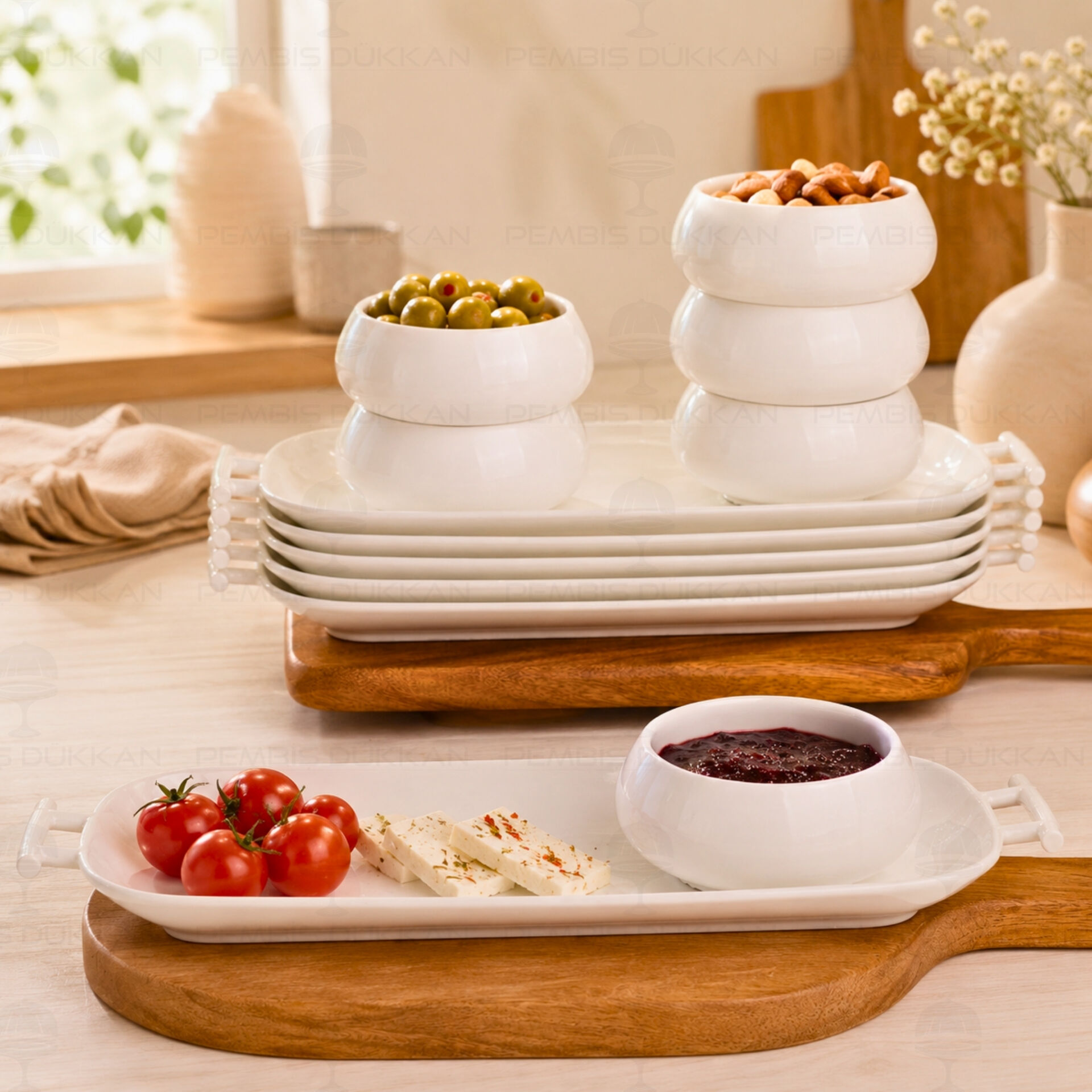 6 Kişilik Perla Bireysel Küçük Servis Kombin Set No2