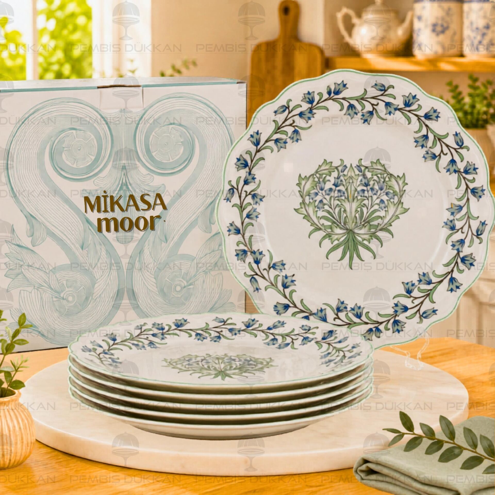 Lunaria 6lı Servis Tabağı Takımı