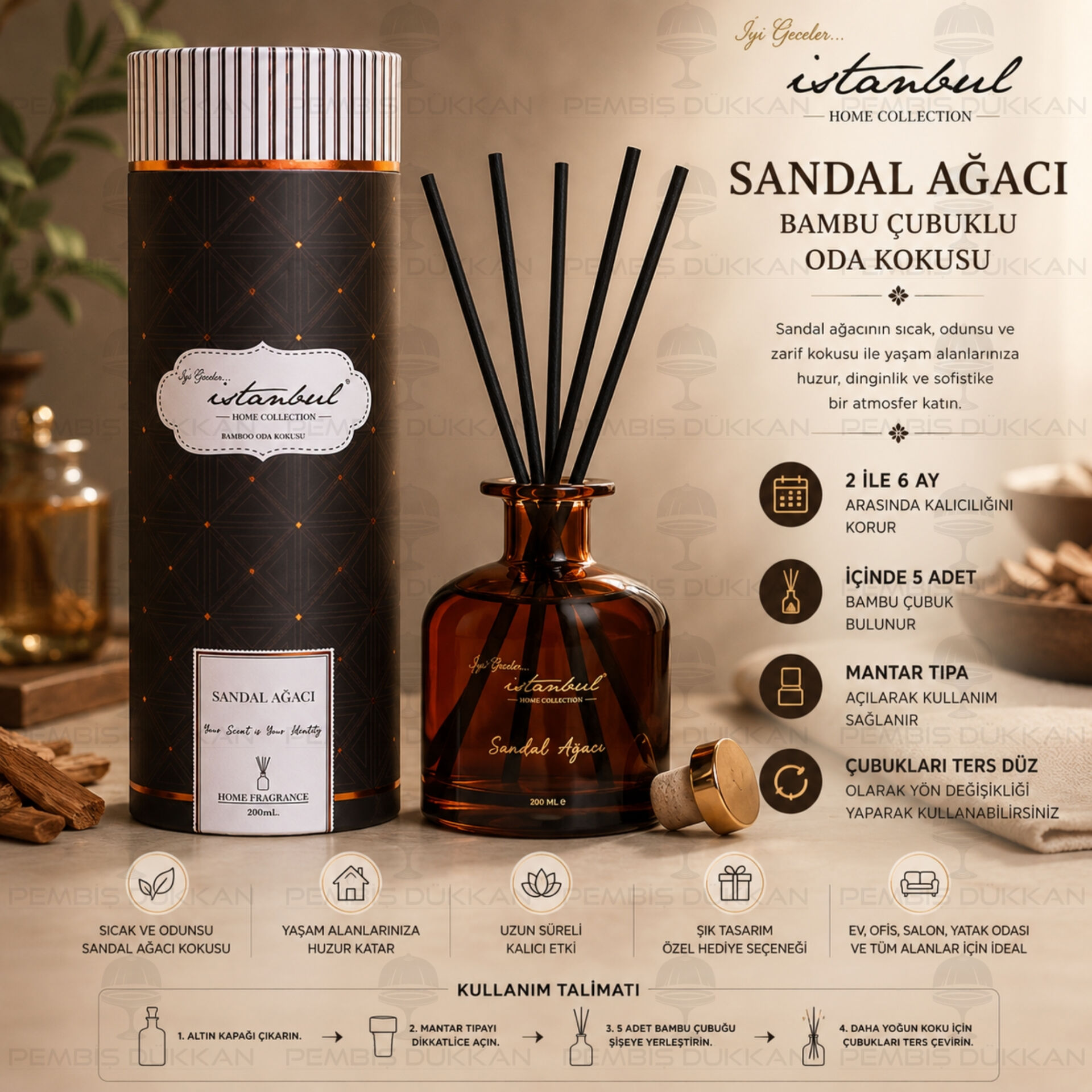 Sandal Ağacı Oda Kokusu 200ml