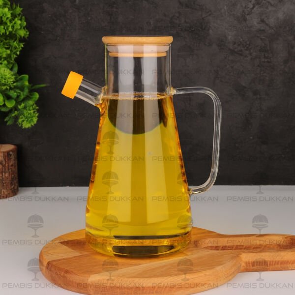Serenit Bambu Kapaklı 900ml Yağdanlık (1113)