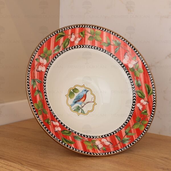 Paradise Emaye 30cm Ayaklı Meyvelik