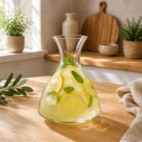 Vintage Crystallin 750 cc Jug Sürahi