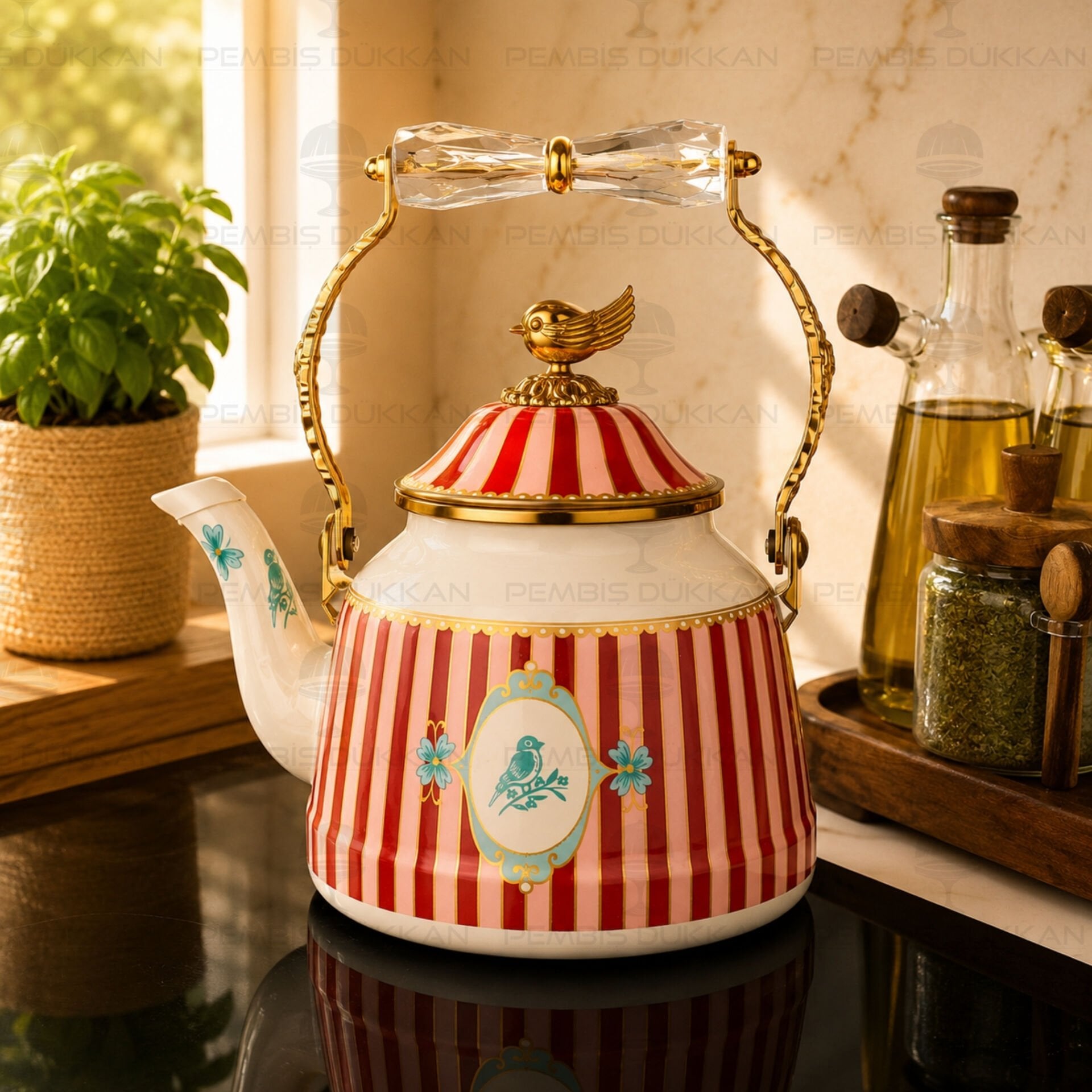 Bellisima Emaye Kettle Demlik